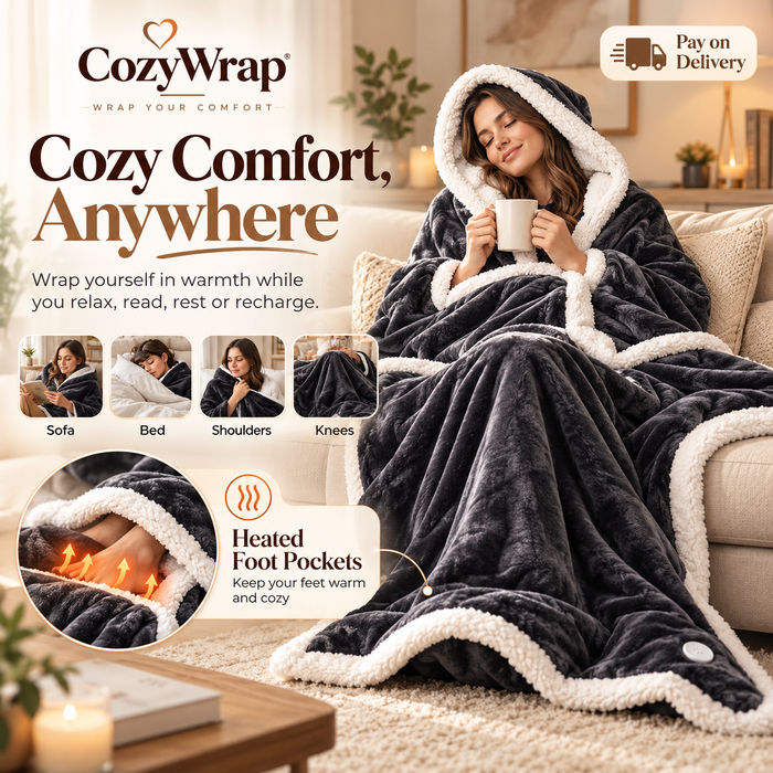 CozyWrap Heated Wearable Blanket